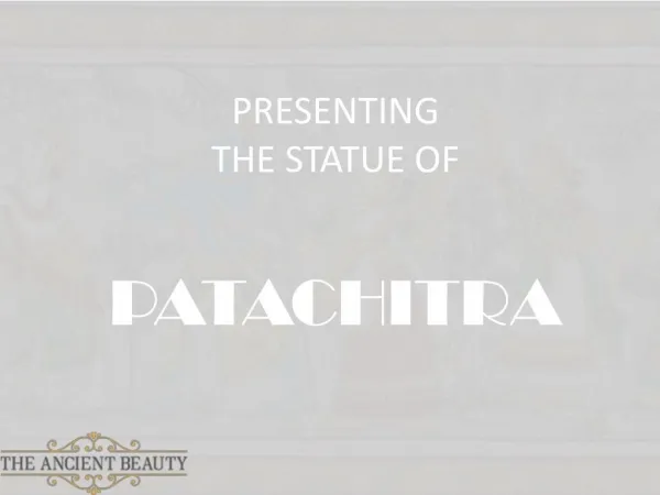 Amazing Patachitra Statue : The Ancient Beauty