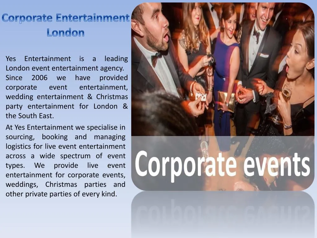 corporate entertainment london
