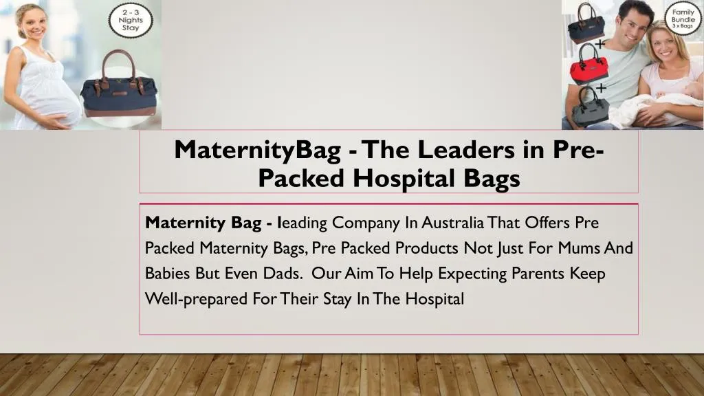 maternitybag the leaders in pre packed hospital bags