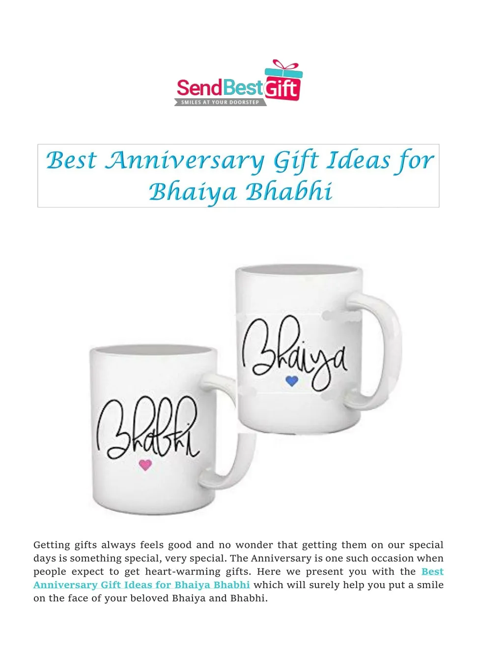 Anniversary Gifts For Bhaiya Bhabhi | Best Anniversary Gift Ideas For Bhaiya  Bhabhi | GiftaLove