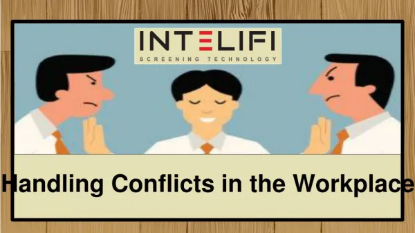 Handling Conflicts in the Workplace