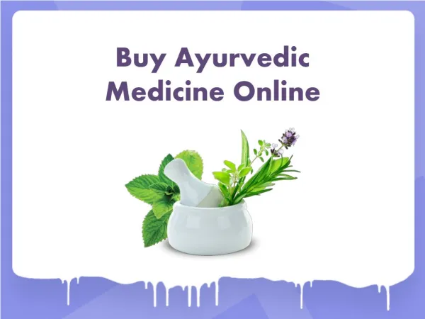Buy Ayurvedic Medicine Online