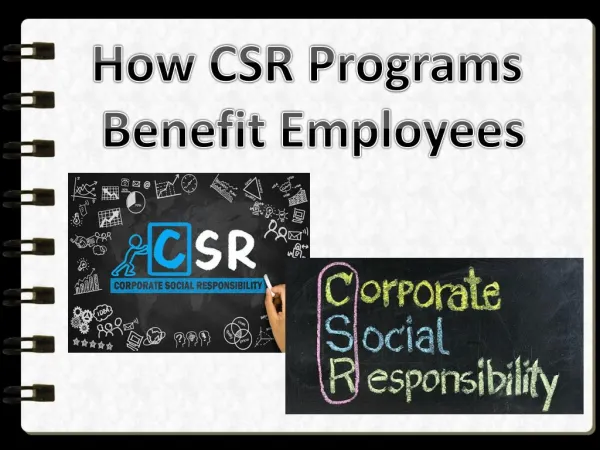 How CSR Programs Benefit Employees
