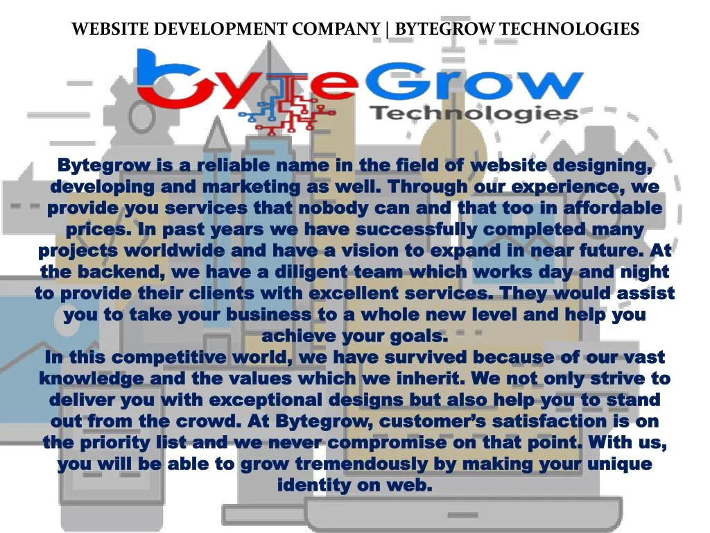 website development company bytegrow technologies