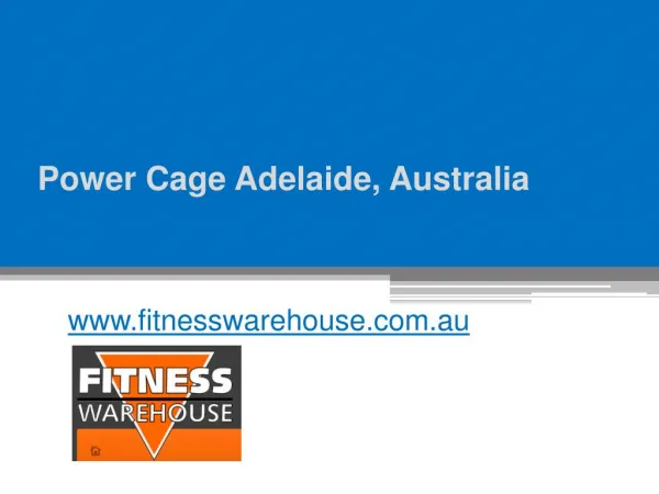 Power Cage Adelaide, Australia - www.fitnesswarehouse.com.au