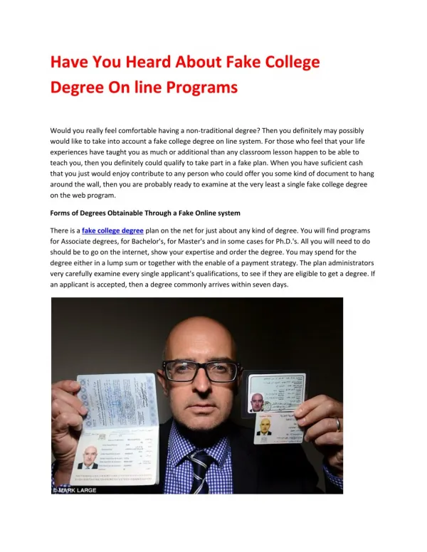 Fake Diplomas, Fake Degrees or Fake College Transcripts for Sale!