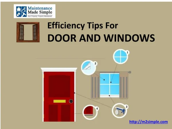 Efficiency Tips For Door and Windows