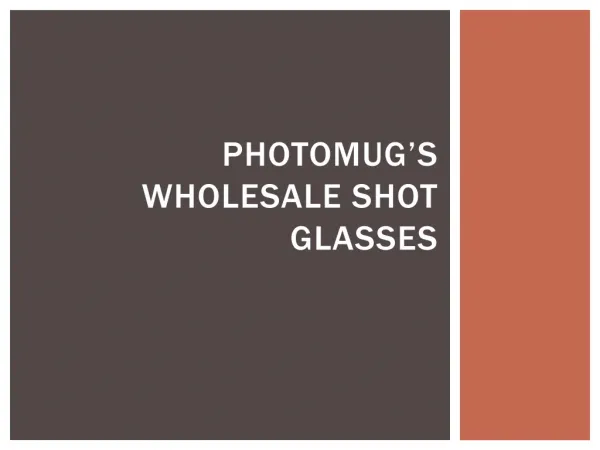 Photo Mugs Wholesale Shot Glasses