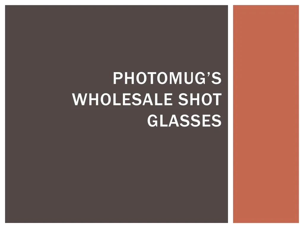photomug s wholesale shot glasses