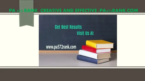 PA 572 RANK Creative and Effective /pa572rank.com