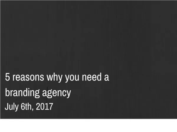 5 reasons why you need a branding agency | Newton Consulting