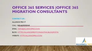 Microsoft office 365 migration | Office 365 resellers Hyderabad - slide 1