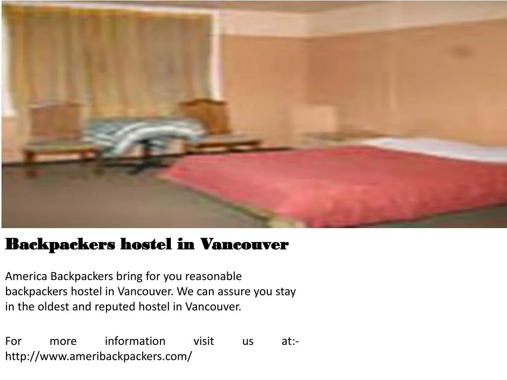backpackers hostel in vancouver