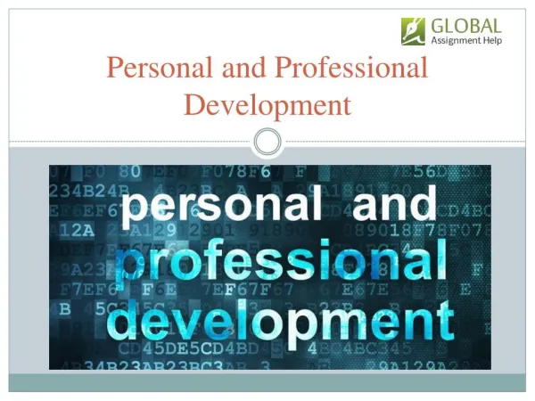 Personal and Professional Development