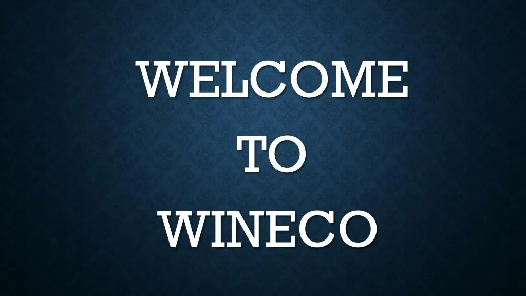 welcome to wineco