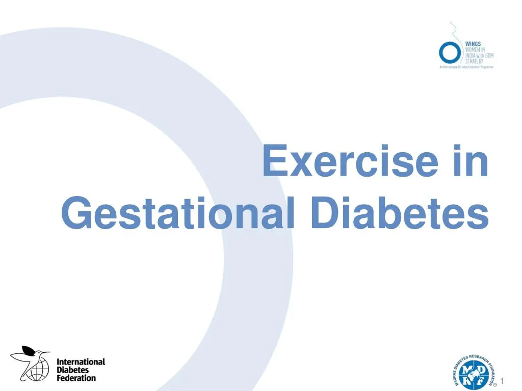 exercise in gestational diabetes