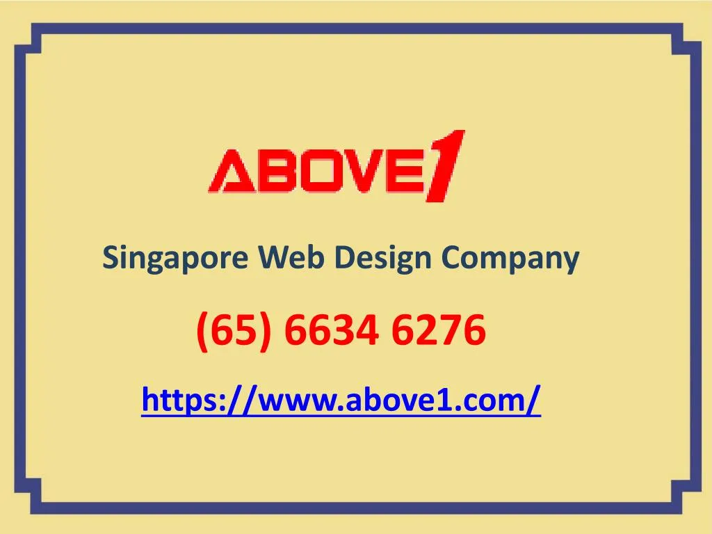 singapore web design company