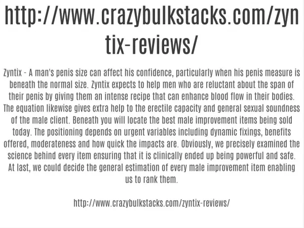 http://www.crazybulkstacks.com/zyntix-reviews/