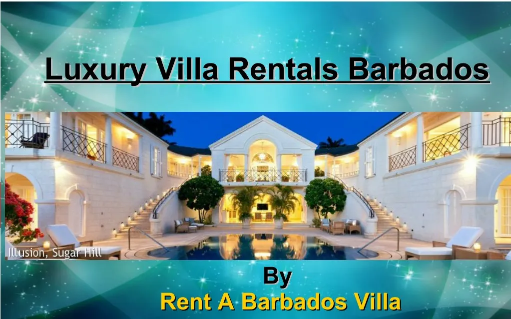 luxury villa rentals barbados luxury villa