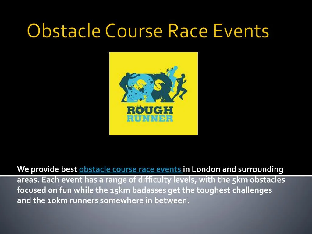 obstacle course race events