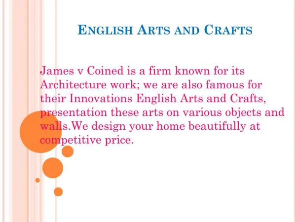 English Arts and Crafts