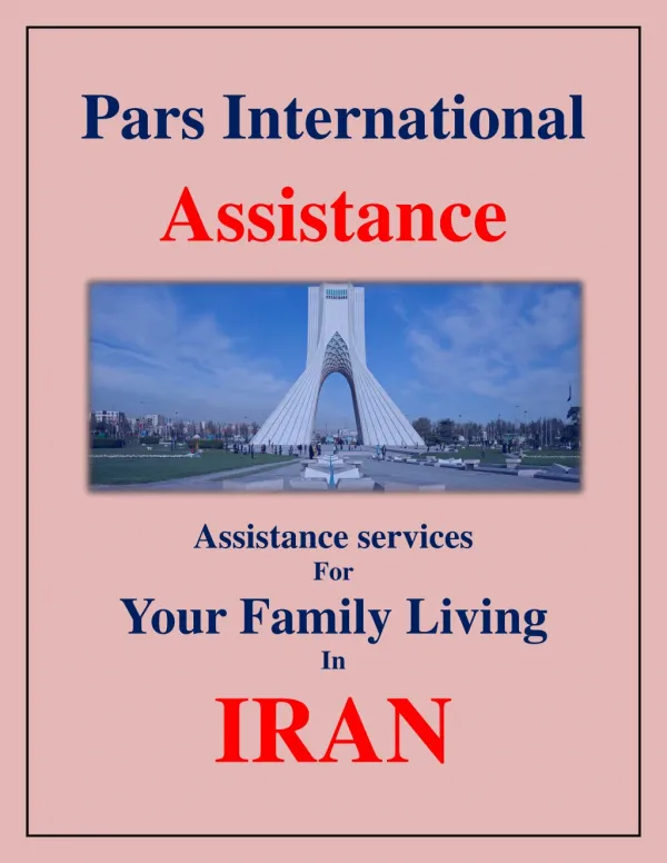 Pars International Assistance