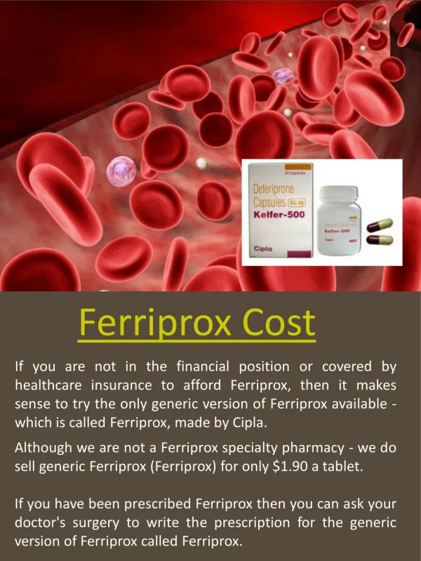 Ferriprox Cost