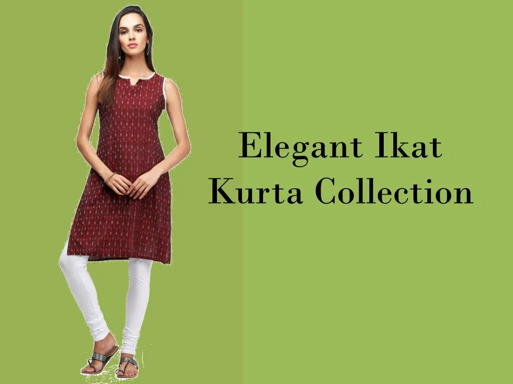 elegant ikat kurta collection