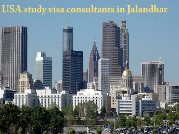 USA study visa consultants in Jalandhar