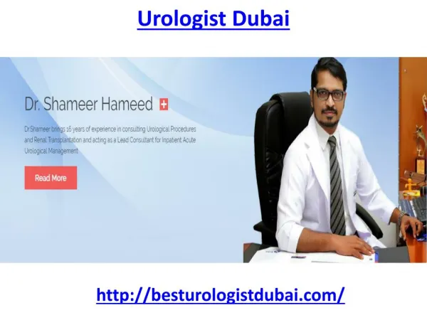 Who is the best urologist in dubai