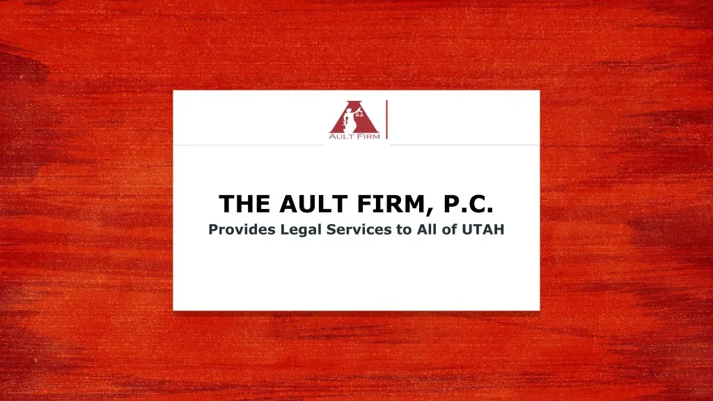 the ault firm p c provides legal services