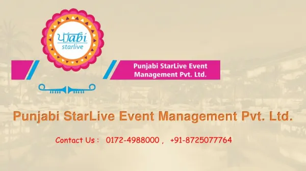 Event Services management Company In Mohali