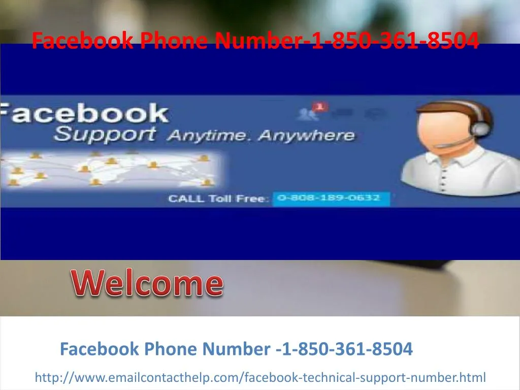 facebook phone number 1 850 361 8504