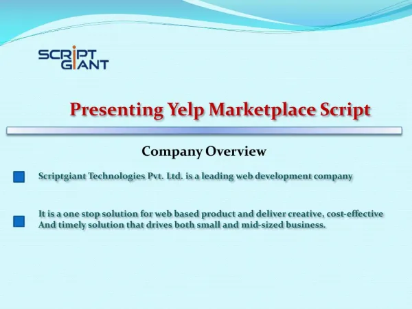 Yelp Marketplace - scriptfirm.com