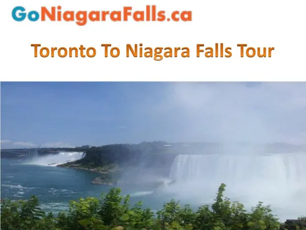 Toronto To N??g?r? Falls Tour