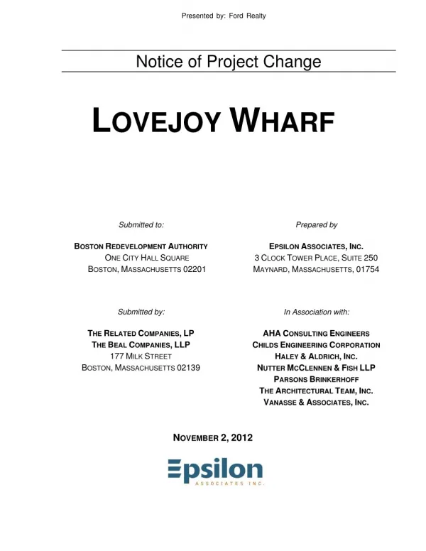 Lovejoy Wharf Condos