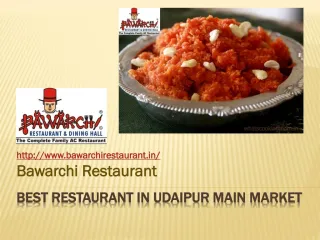 Best Restaurant in Udaipur Main Market
