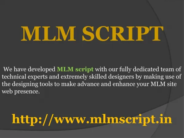 MLM Software | MLM Software Company