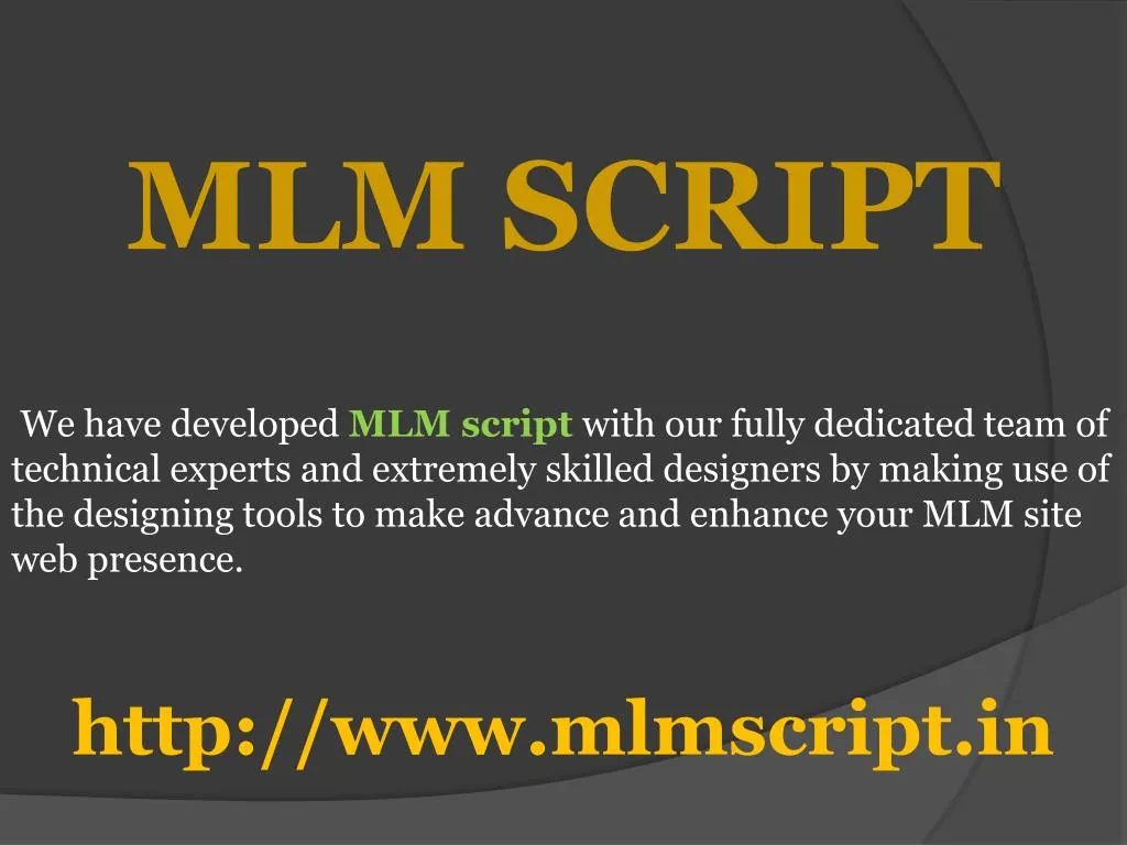 mlm script