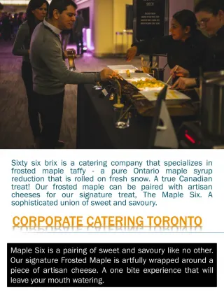 Wedding Catering Toronto - slide 1