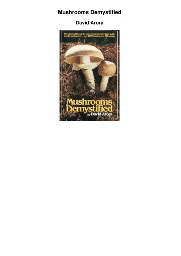 Mushrooms Demystified_PDF