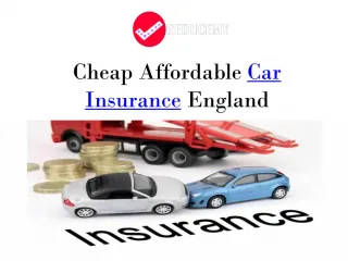Cheap Affordable Car Insurance