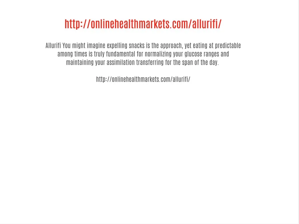 http onlinehealthmarkets com allurifi http