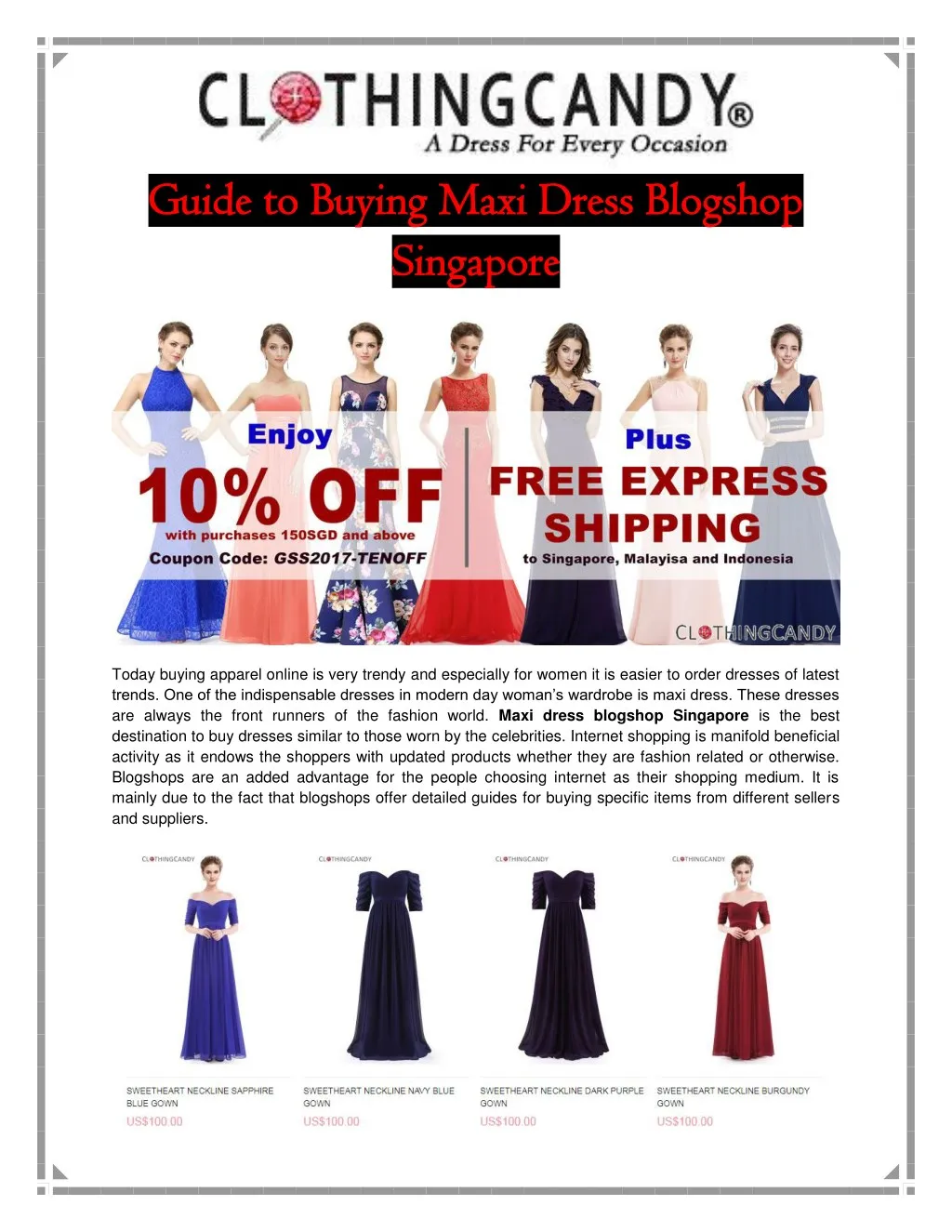 guide to buying maxi dress blogshop guide