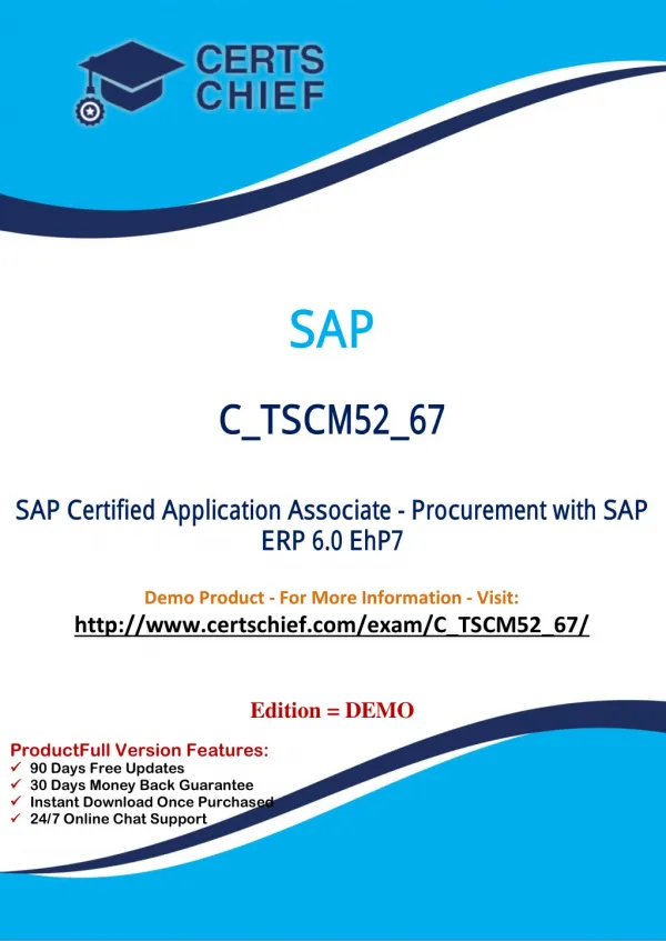 C_TSCM52_67 Practice Test Material