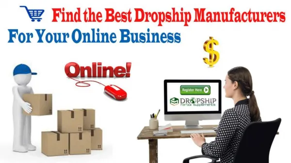 Find the Best Dropship Manufacturers for Your Online Business