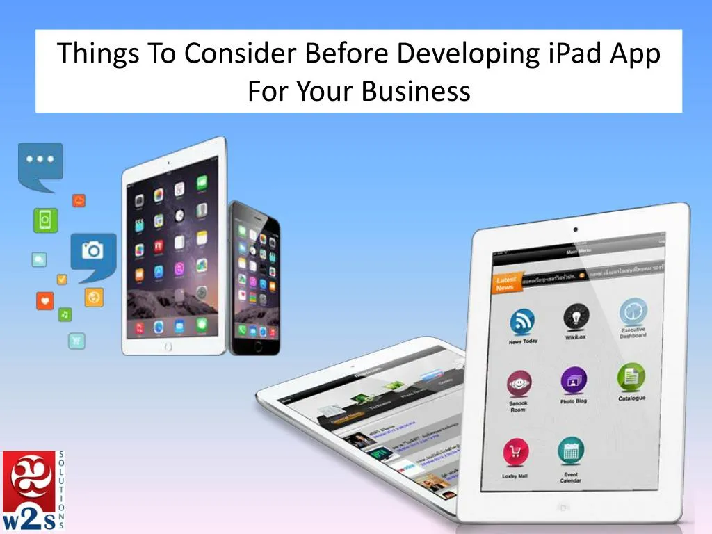 things to consider before developing ipad