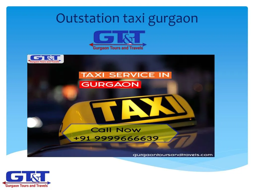 outstation taxi gurgaon