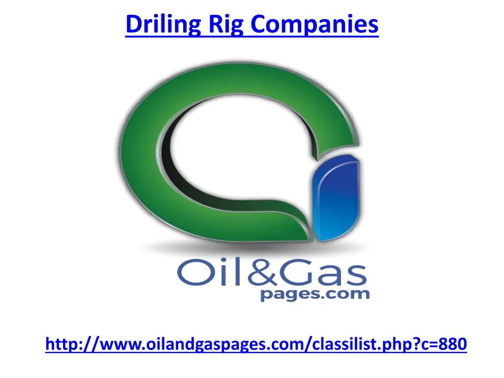 driling rig companies