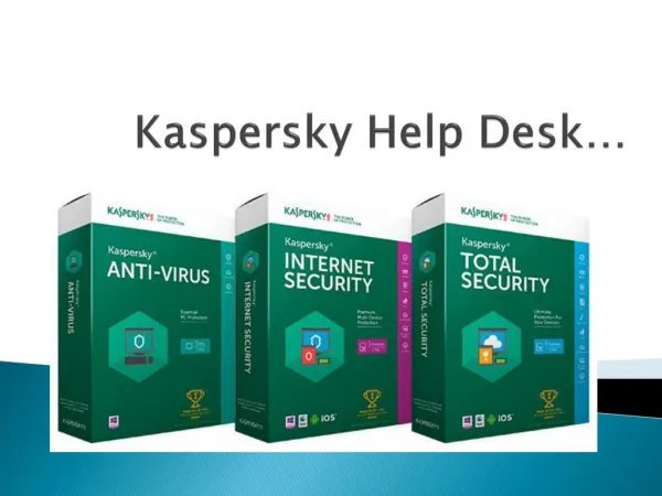 PC Complete Security With The Kaspersky Antivirus